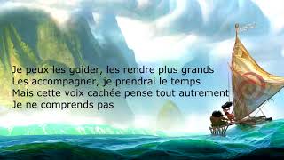 Vaiana Le bleu lumière lyrics [upl. by Etteneg]