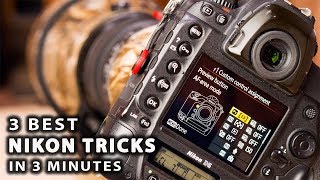 3 BEST NIKON TRICKS IN 3 MINUTES  best custom settings for wildlife photography photo friday [upl. by Melton]