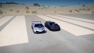 Lamborghini VENENO vs SESTO ELEMENTO Drag Race Forza Horizon 3 [upl. by Floeter]