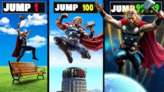 Every THOR Jumps MULTIPLIES In GTA 5 [upl. by Henryetta]