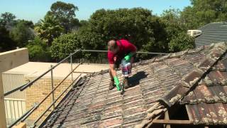 How To Clean Roof Tiles  DIY At Bunnings [upl. by Frey303]