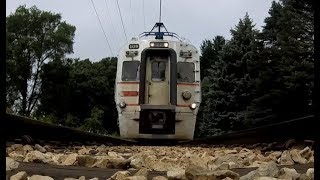 FAST South Shore Train Runs Over GoPro [upl. by Tuesday116]