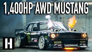 Ken Blocks 1400hp AWD Ford Mustang Hoonicorn V2 Straight from Gymkhana TEN [upl. by Demetri]