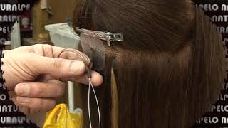 Pelonatural  Video Técnico Cardado  Extensiones de cabello  Cortinas [upl. by Stout]