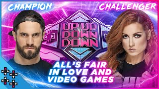 SETH ROLLINS vs BECKY LYNCH UpUpDownDown Championship Match [upl. by Enawd929]