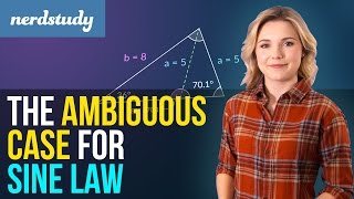 The Ambiguous Case for Sine Law  Nerdstudy [upl. by Nohsal]