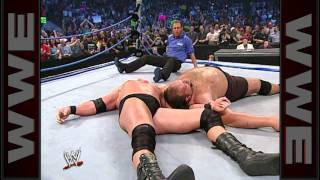 The SmackDown ring collapses after Big Show gets superplexed SmackDown June 12 2003 [upl. by Gnahc878]