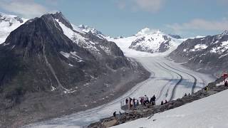 Neuer Rundweg Eggishorn  360°Panorama am Grossen Aletschgletscher [upl. by Puna]