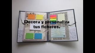 Cómo personalizar y decorar un fichero [upl. by Leif723]