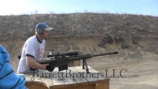 Barrett 50 cal Recoil Demo [upl. by Keen248]