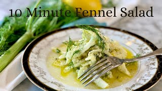 Fennel Salad With Lemon Vinaigrette [upl. by Schmeltzer]