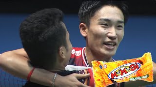 Top 10 ‘MomoGI’ Rallies  Momota vs Ginting [upl. by Dorcy]