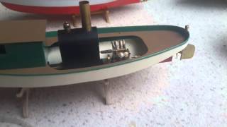 Miniature model steamboats [upl. by Deb]