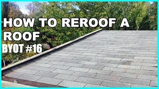 DIY How To Reroof A Roof [upl. by Caprice]