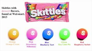 ALL SKITTLES FLAVORS [upl. by Haroppiz]