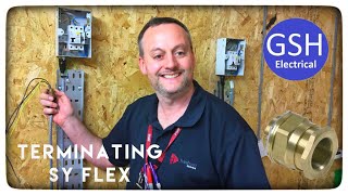 Electrical Practical Skills Terminating SY Cable How to Terminate SY Flex [upl. by Granese]