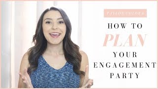 How to Plan an Engagement Party [upl. by Yelahs]