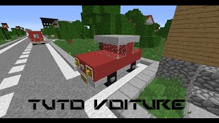 Minecraft  Tuto  Comment faire une voiture [upl. by Belicia]