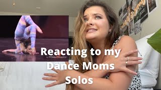 Reacting to my Dance Moms solos  Brooke Hyland [upl. by Shriner]