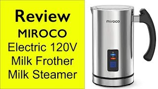 Review Miroco Milk Frother  How to make froth milk at home [upl. by Annohsak904]