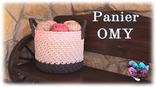 Panier quotOMYquot Crochet Facile quotLidia Crochet Tricotquot [upl. by Maje]