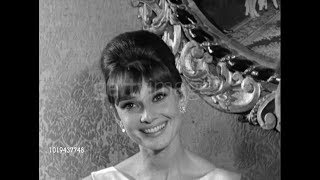 Breakfast at Tiffanys Audrey Hepburn interview 1961 [upl. by Ahtamas]