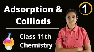 Adsorption and Colloids Class 11th Chemistry Part 1 [upl. by Pournaras169]