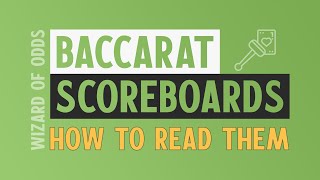 Baccarat Scoreboards  How to Read Them [upl. by Relyc696]