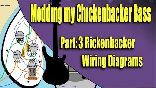 Part 3 How to rewire a Chickenbacker like a genuine Rickenenbacker 4003 bass [upl. by Sivra890]