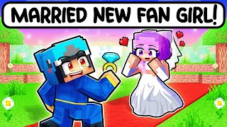 Omz MARRIED A NEW CRAZY FAN GIRL in Minecraft [upl. by Kuebbing]