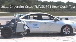 20102016 Chevrolet Cruze  Cruze Limited FMVSS 301 Rear Crash Test 50 Mph [upl. by Aetnuahs660]