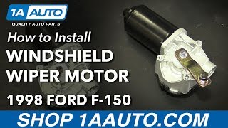 How to Replace Windshield Wiper Motor 9703 Ford F150 [upl. by Tayib260]