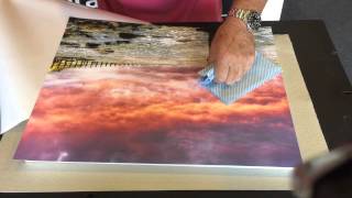 How to block mount a 20quot x 16quot Inkjet Print in 3 minutes [upl. by Raamal]