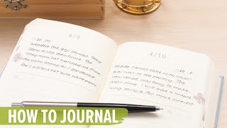 How to Journal Writing Tips Journal Topics and More [upl. by Adnirol]