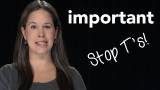 How to Pronounce IMPORTANT  American English [upl. by Shore768]