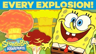 Every SpongeBob Explosion EVER 💥  TBT [upl. by Youngman]