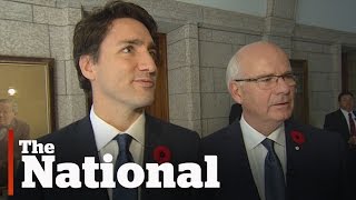 Behindthescenes of Justin Trudeaus first day as Prime Minister [upl. by Rausch]