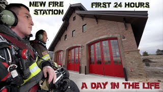 First 24 Hours in a New Fire Station  A Day in the Life [upl. by Rolland3]