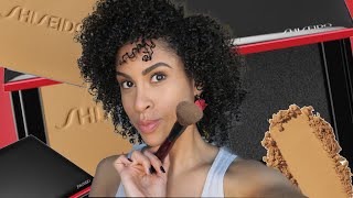 SHISEIDO  Synchro Skin SelfRefreshing Custom Finish Powder Foundation  Review  Demo  kinkysweat [upl. by Pimbley663]