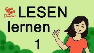 Deutsch lesen lernen für Kinder Teil 1 [upl. by Adnof]