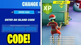 NEW UNLIMITED XP DEATHRUN CREATIVE MAP CODE IN FORTNITE [upl. by Aivyls]