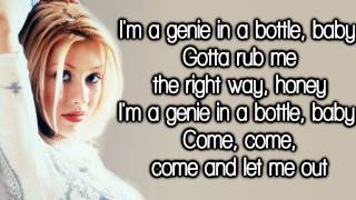 Christina Aguilera  Genie In A Bottle Lyrics HD [upl. by Benedick]