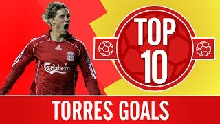 Top 10 Fernando Torres goals  El Ninos best Premier League strikes for Liverpool [upl. by Aronael]