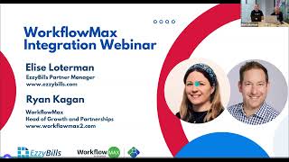 WorkflowMax amp EzzyBills integration webinar [upl. by Nerrad163]