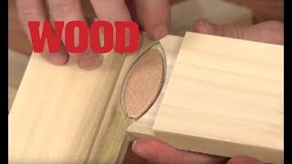 How To Make A Biscuit Joint  WOOD magazine [upl. by Analaj]