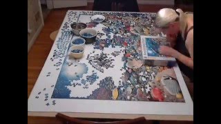 5000 piece Ravensburger Puzzle quotBeneath the Seaquot Time Lapse [upl. by Naahs714]