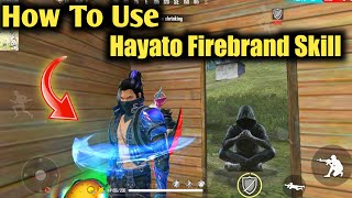 How to Use Hayato Firebrand Skill  Free Fire Battlegrounds Elite Hayato [upl. by Akiria]