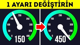 Bir Ayarı Değiştirerek Daha Hızlı Bir İnternete Ulaşın [upl. by Suirtemid]