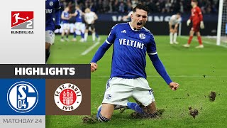 Schalkes Magic  FC Schalke 04  FC St Pauli 31  Highlights  MD 24  Bundesliga 2 202324 [upl. by Skyler]