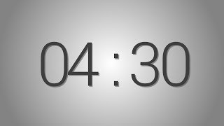 4 Minutes 30 seconds countdown Timer  Beep at the end  Simple Timer four min thirty sec [upl. by Eciened729]